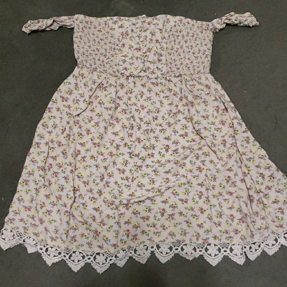 Exhilaration Pink Floral Dress